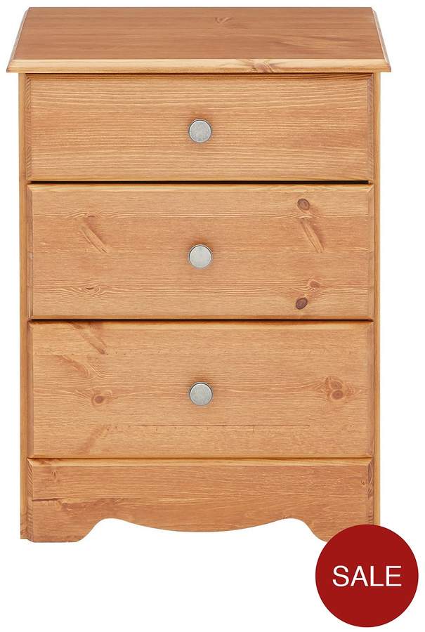 Milford 3 Drawer Bedside Chest