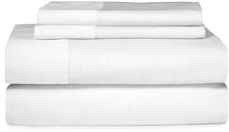 Striated Band 400 Thread Count Fitted Sheet
