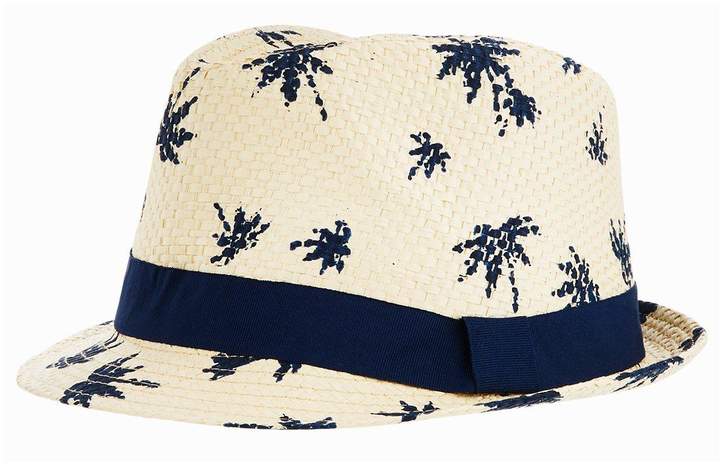 Boys Straw Palm Tree Hat