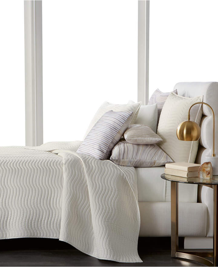Agate Pima Cotton Quilted Full/Queen Coverlet, Created for Macy's Bedding