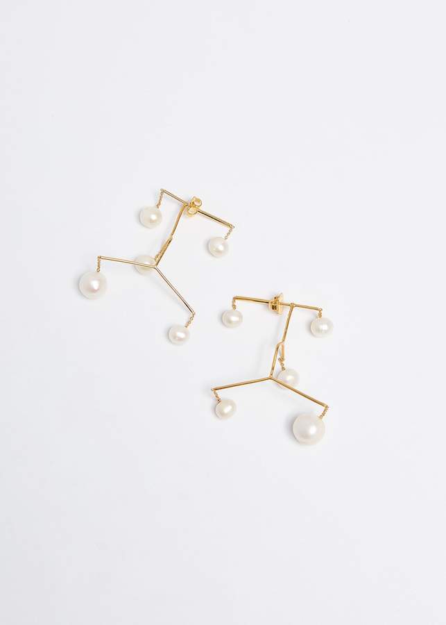 Rejina Pyo Kinetic Pearl Earrings