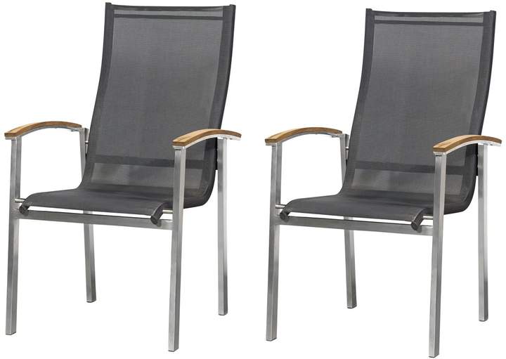 Gartenstuhl Teakline Exklusiv (2er-Set)