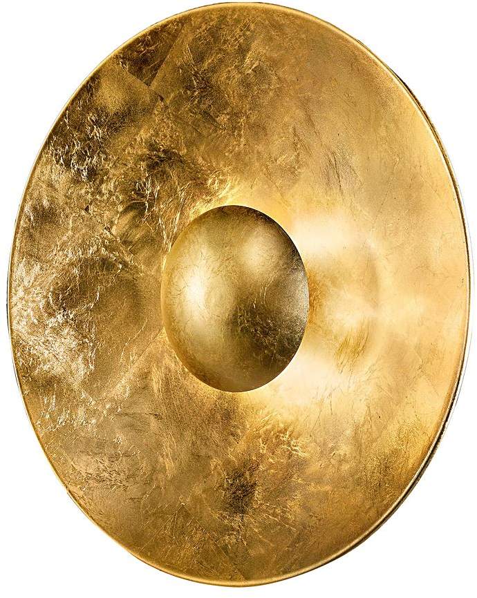 Hans Kögl EEK A, Wandleuchte Aura Sol Gold