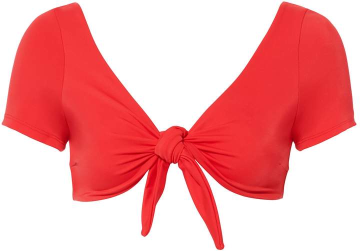 Vanessa Red Bikini Top