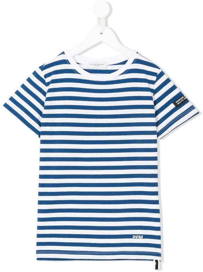 Paolo Pecora Kids striped short-sleeve T-shirt