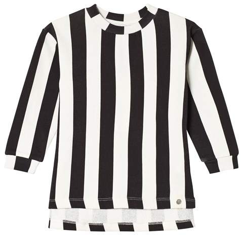 Popupshop Black and White Hang Stripe Sweater