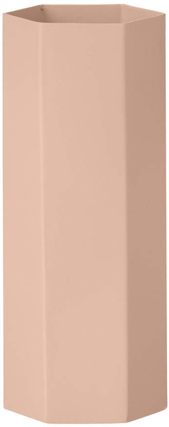 ferm living - Hexagon Vase, Rosa