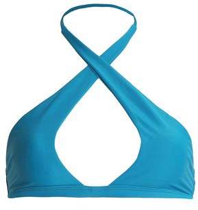Cutout Halterneck Bikini Top