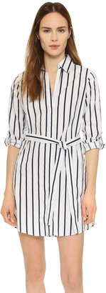 cupcakes and cashmere Florence Striped Shirtdress