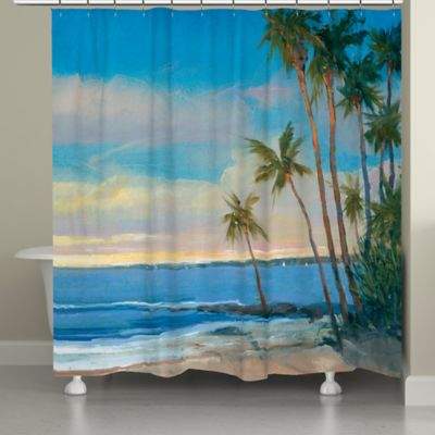 Laural Home® Tropical Breeze Shower Curtain