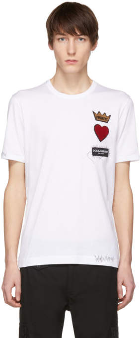 White prince Patch T-shirt