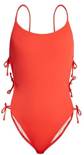 The Lily tie-side swimsuit