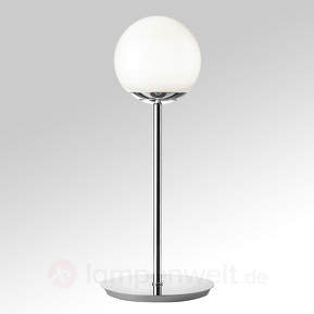 Puppi - LED-Tischleuchte mit Kugelschirm aus Glas