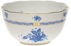 Chinese Bouquet Blue Round Bowl