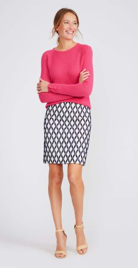 Elm Skirt in Diamond Jacquard