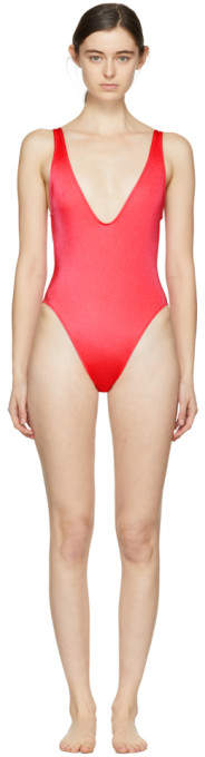 Solid and Striped Ssense Exclusive Pink the Michelle Swimsuit