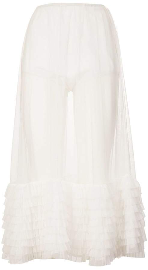 Buy Sheer Pleated Midi Skirt!