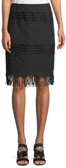 White Sands Fringe Skirt