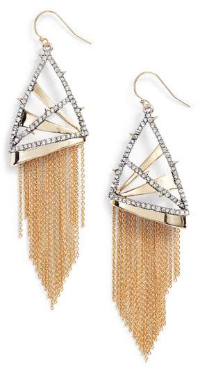 Chain Fringe Earrings