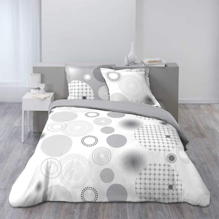 Douceur d'intérieur Bulleo - Bettwäsche-Set - gemustert