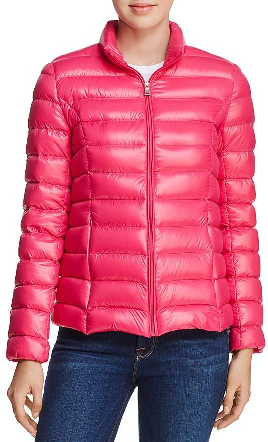 Packable Down Pink Puffer Jacket