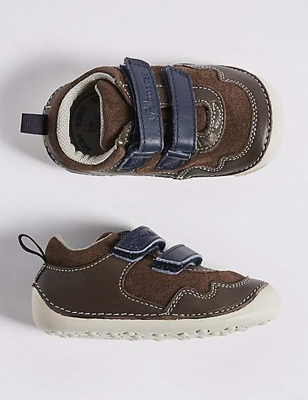 Kids’ Leather Pre Walker Shoes (2 Small - 5 Small)