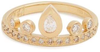 Diamond & yellow-gold ring