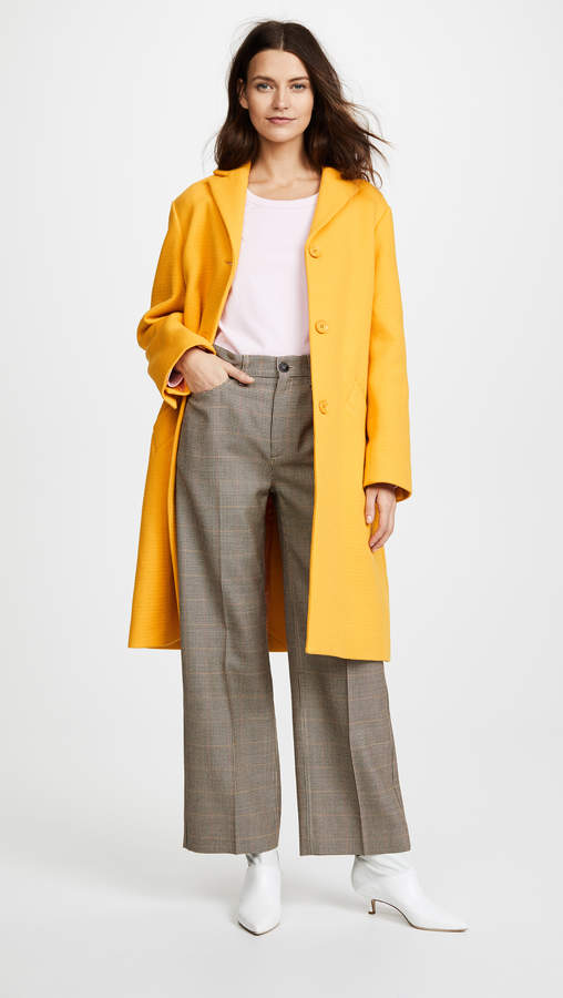 Sunflower Honeycomb Coat