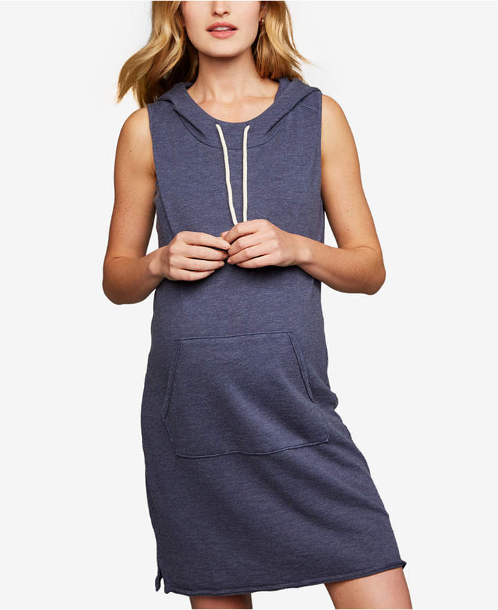 Maternity French Terry Hooded Dress