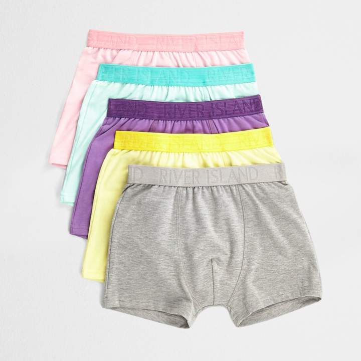 Boys Yellow pastel boxers multipack