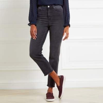 Kingston Frayed Cropped Jeans
