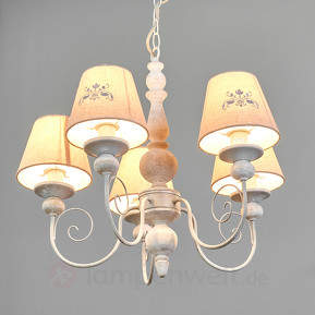 5-flammiger Kronleuchter Robin