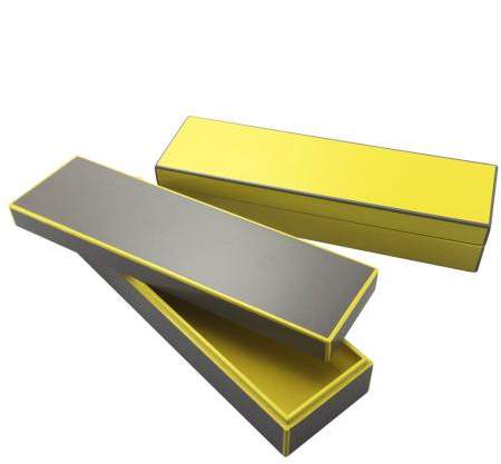 Büro Aufbewahrung Organisationsbox Pencilla'a, gelb/grau