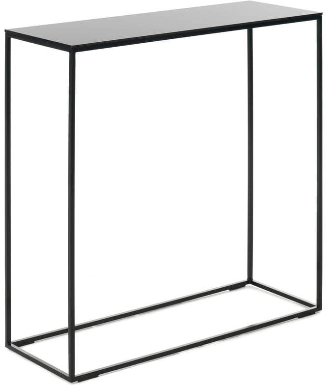 Schönbuch - Rack Konsolentisch, pulverbeschichtet Schwarz / Glasplatte Schwarz