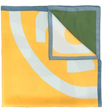 Tory Burch colour block scarf