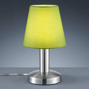 Grüne Tischleuchte Merete m. Touch-Schalter