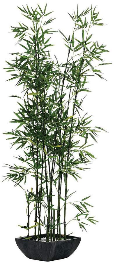 Kunstpflanze Bambus im Terrakottatopf