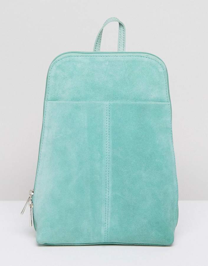 – Kleiner Wildleder-Rucksack