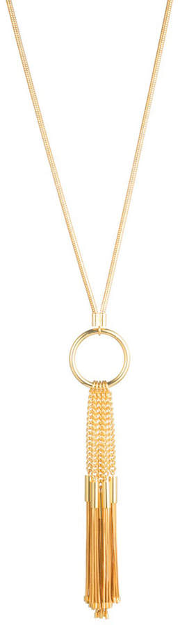 Golden State Tassel Pendant Necklace
