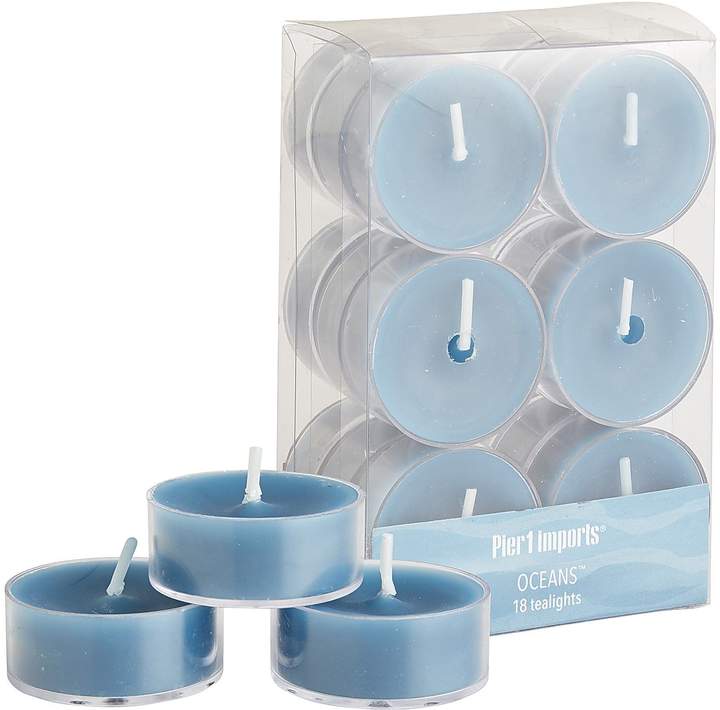 Oceans Tealight Candle Set of 18