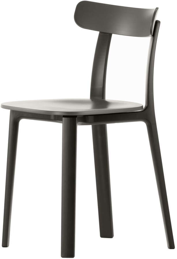 All Plastic Chair, Braun (Kunststoffgleiter)
