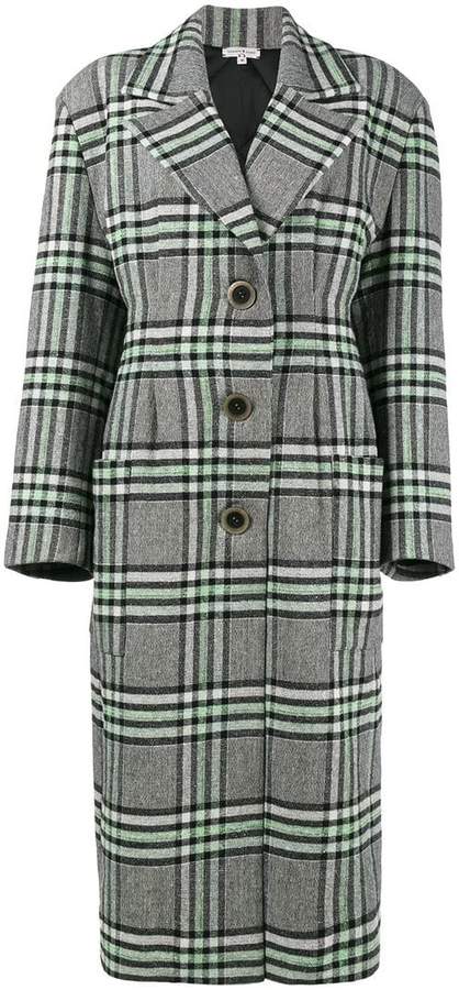 Tweed-Mantel mit langen Ärmeln