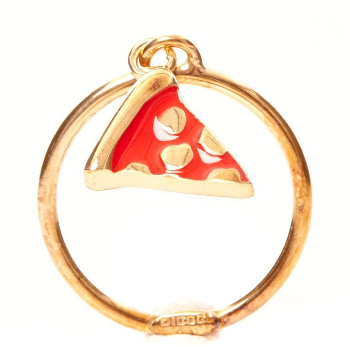 925 Silberring - goldfarben