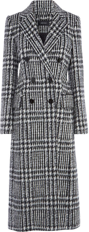 Tailored Check Coat