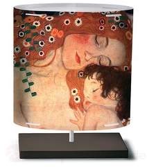 Klimt II - Tischleuchte mit Kunstmotiv