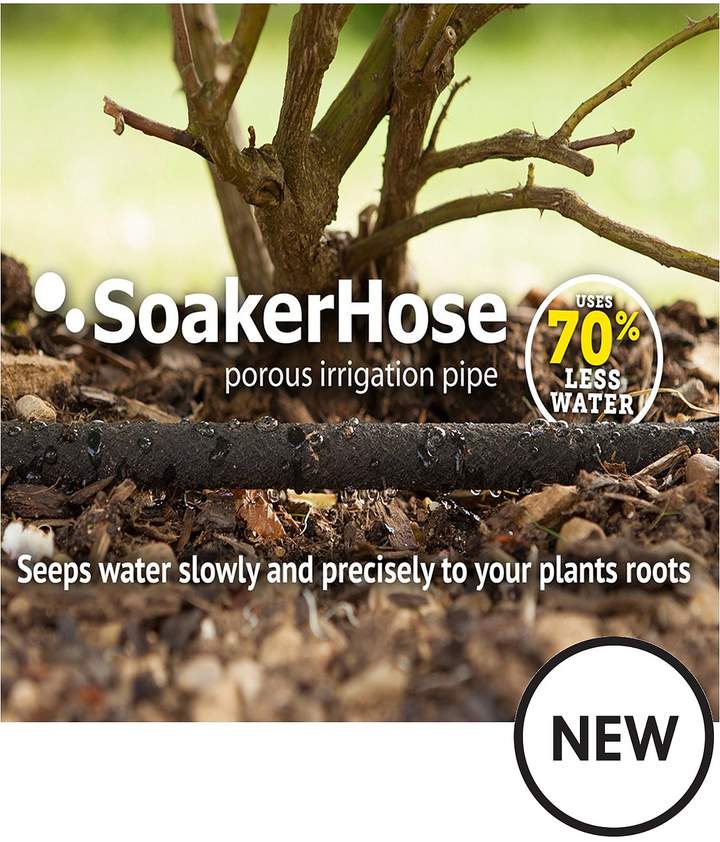 Premium SoakerHose Irrigation Pipe - 50m Length