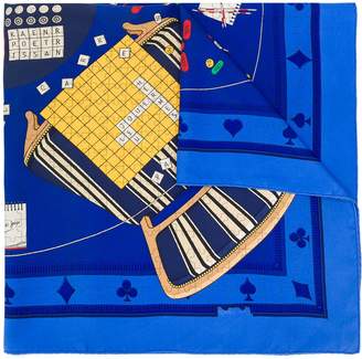 Hermes Pre-Owned Casino Play scarf