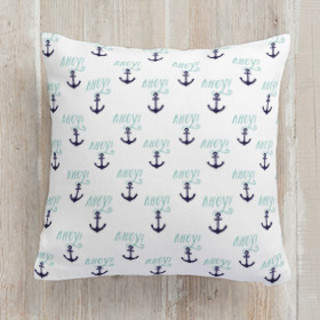 Ahoy! Anchors Self-Launch Square Pillows