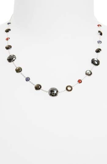 Semiprecious Stone Collar Necklace
