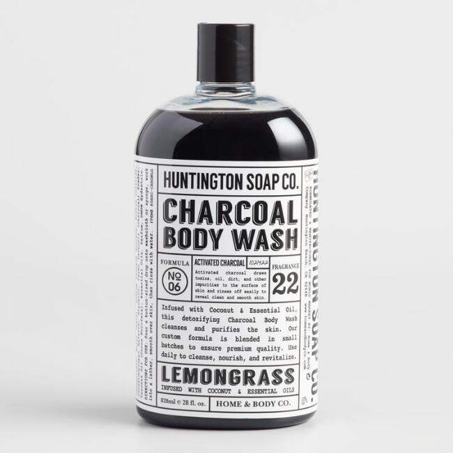 Huntington Lemongrass Charcoal Body Wash